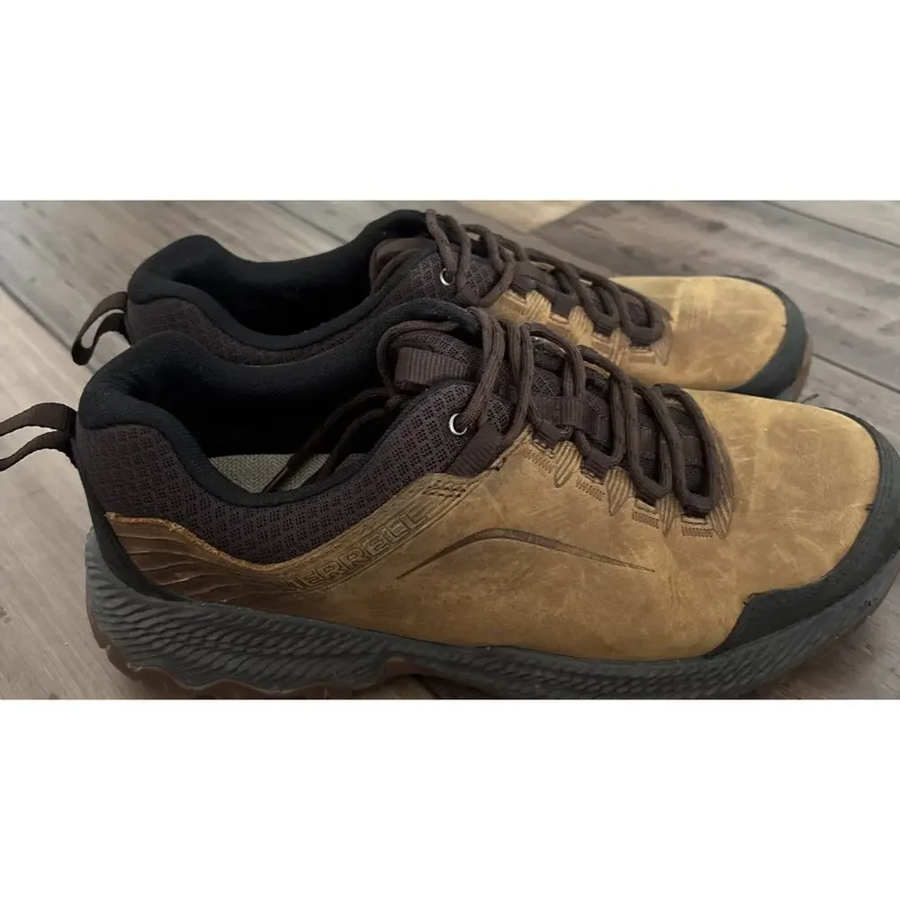 Merrell Forestbound Hiking Trail Shoe Mens 11 Brown Leather J99643 Cap Toe - Picture 4 of 6